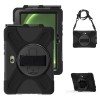 Just Must tvirtas dėklas su dirželiu Samsung Galaxy Tab Active Pro / Active4 Pro / Active5 Pro (Juodas)