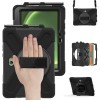 Just Must tvirtas dėklas su dirželiu Samsung Galaxy Tab Active Pro / Active4 Pro / Active5 Pro (Juodas)