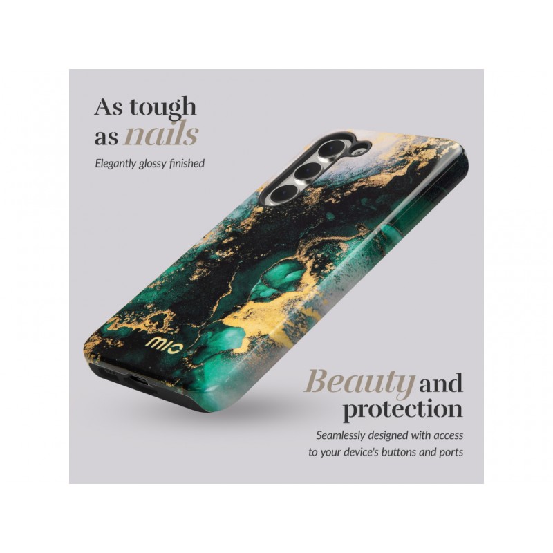 MIO Green Marble MagSafe Dėklas skirtas Samsung S25 Plus 5G