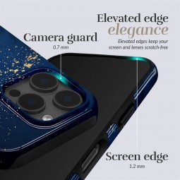 MIO Midnight Sparkle Magsafe dėklas Samsung S25+ 5G (mėlynas)