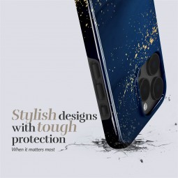 MIO Midnight Sparkle Magsafe dėklas Samsung S25+ 5G (mėlynas)