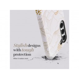 MIO White Roses MagSafe dėklas Samsung S25 5G telefonui