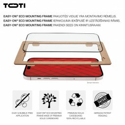 Toti Premium 3D grūdinto stiklo ekrano apsauga Samsung Galaxy S24/S25