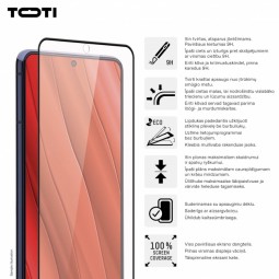 Toti Premium 3D grūdinto stiklo ekrano apsauga Samsung Galaxy S24/S25