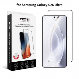 Toti Premium grūdinto stiklo ekrano apsauga Samsung Galaxy S26 Ultra (pilnai dengianti 2.5D)