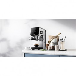 Xiaomi BHR9798EU pusiau automatinis espresso kavos aparatas su 20 bar slėgiu ir pieno putintuvu