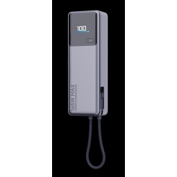 Xiaomi 165W Power Bank 10000mAh: Nešiojamas Įkroviklis su Integruotu Laideliu