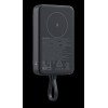 Xiaomi 33W magnetinė išorinė baterija 10000mAh su integruotu laidu pilka
