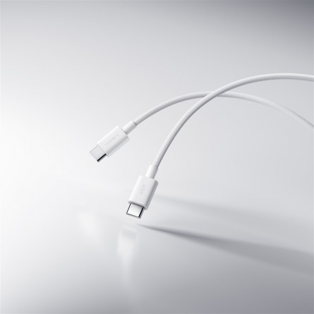 Xiaomi Pintas USB-C į USB-C Laidas (1m) – Greitam Įkrovimui Baltas