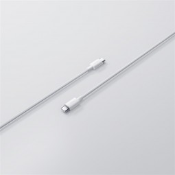 Xiaomi Pintas USB-C į USB-C Laidas (1m) – Greitam Įkrovimui Baltas
