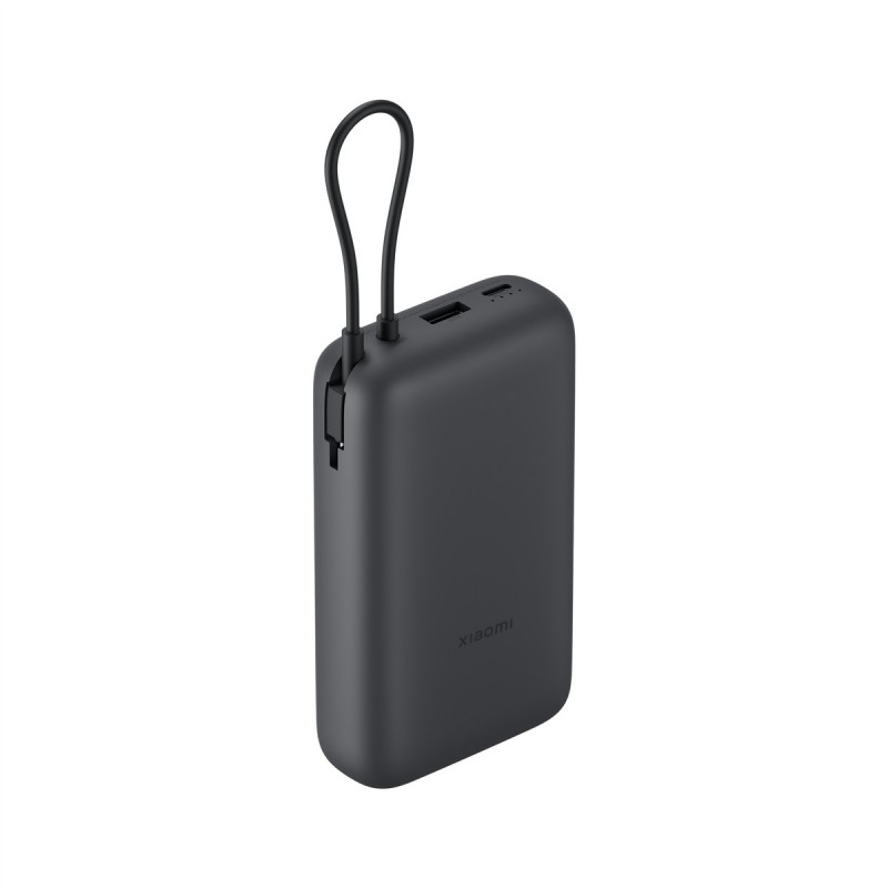 Xiaomi Power Bank 20000mAh su Integruotu Laideliu – Tamsiai Pilka