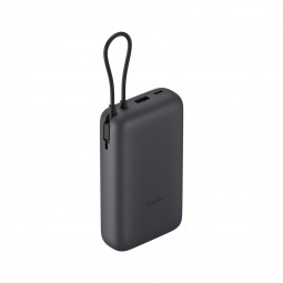 Xiaomi Power Bank 20000mAh su Integruotu Laideliu – Tamsiai Pilka