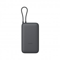Xiaomi Power Bank 20000mAh su Integruotu Laideliu – Tamsiai Pilka