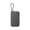 Xiaomi Power Bank 20000mAh su Integruotu Laideliu – Tamsiai Pilka