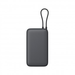 Xiaomi Power Bank 20000mAh su Integruotu Laideliu – Tamsiai Pilka