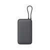 Xiaomi Power Bank 20000mAh su Integruotu Laideliu – Tamsiai Pilka