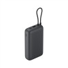 Xiaomi Power Bank 20000mAh su Integruotu Laideliu – Tamsiai Pilka