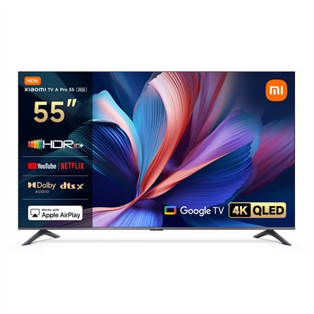 Xiaomi QLED TV A Pro 2026 | 55 colių | 4K UHD | Google TV išmanusis televizorius