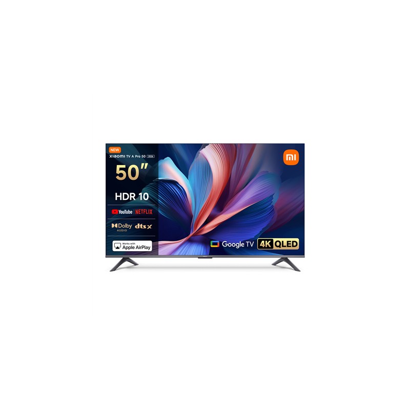 Xiaomi QLED TV A Pro 2026 50 colių Smart 4K UHD Google TV