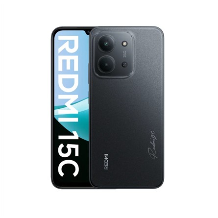 Xiaomi Redmi 15C 4G Midnight Black – Išmanusis telefonas su galinga baterija