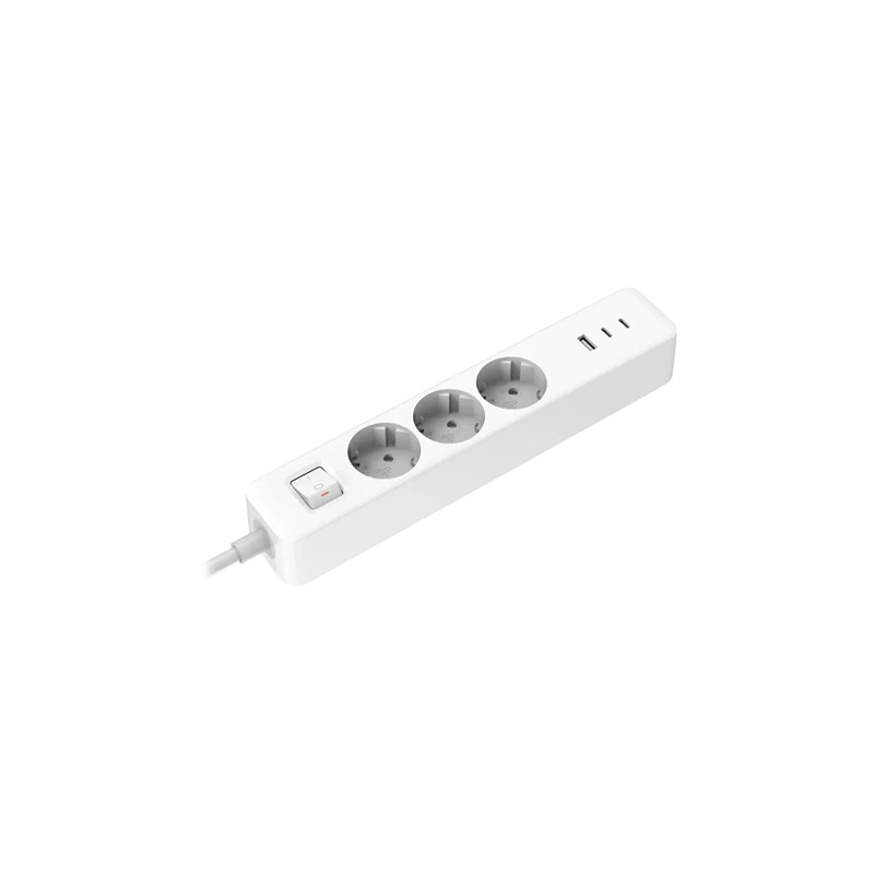 Xiaomi 20W prailgintuvas su 3 lizdais ir USB įkrovimu (2C1A)