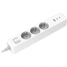 Xiaomi 20W prailgintuvas su 3 lizdais ir USB įkrovimu (2C1A)