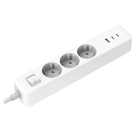 Xiaomi 20W prailgintuvas su 3 lizdais ir USB įkrovimu (2C1A)