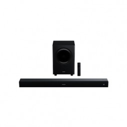 Xiaomi Soundbar Pro 2.1 – Galingas 300W garsas su belaidžiu žemų dažnių garsiakalbiu