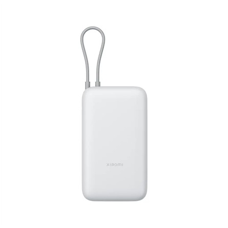 Xiaomi Power Bank 20000 mAh su integruotu laidu šviesiai pilkas (BHR9738GL)