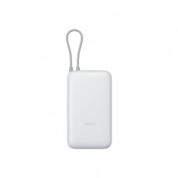 Xiaomi Power Bank 20000 mAh su integruotu laidu šviesiai pilkas (BHR9738GL)
