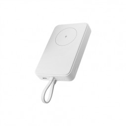 Xiaomi 33W Magnetinis Power Bank 10000mAh su integruotu laidu (Baltas)
