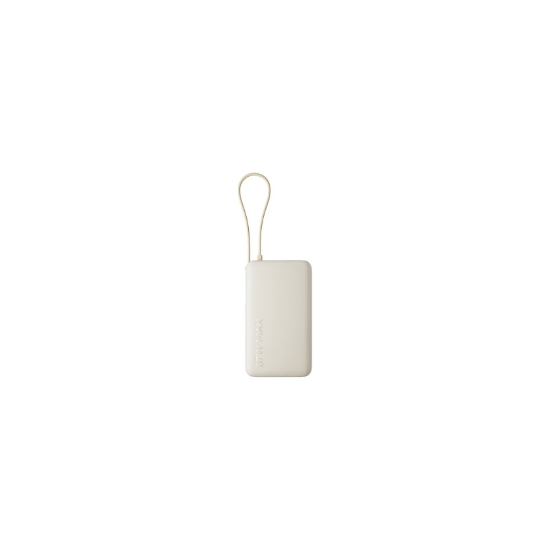 Xiaomi 67W Power Bank 10000 mAh su integruotu USB-C laidu smėlio spalvos