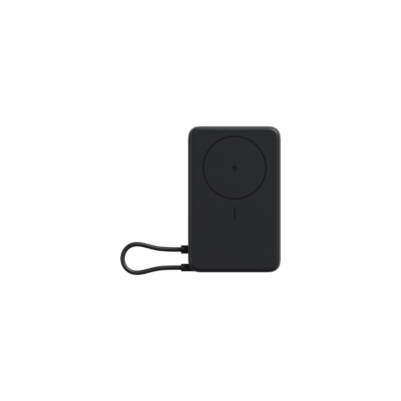 Xiaomi Magnetic Power Bank 10000 mAh – Magnetinis išorinis akumuliatorius su integruotu USB-C laidu pilkas