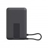 Xiaomi Magnetic Power Bank 10000 mAh – Magnetinis išorinis akumuliatorius su integruotu USB-C laidu pilkas