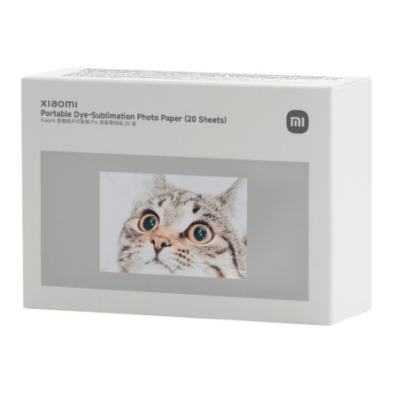 Xiaomi fotopopierius nešiojamiems spausdintuvams 2x3 coliai (20 lapų)