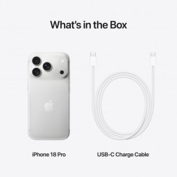 Apple iPhone 18 Pro 1TB Silver – Išmanusis Telefonas su Pro Kameromis ir 1TB Talpa