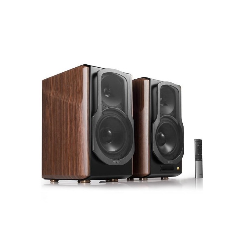 Edifier S2000MKIII Stereo Speakers 2.0 Bluetooth, Brown - garso kolonėlės kaina