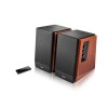 Edifier R1700BT Multimedia Stereo Speakers 2.0 Bluetooth, Brown - garso kolonėlės internetu