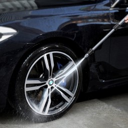 Baseus Clean Guard Multifunctional Car Wash Spray Nozzle 2 in 1, 15m, Black - purškimo antgalis su šluoste epirkimas.lt