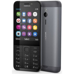 Nokia 230 DS Dark Silver RM-1172 - mobilusis telefonas, tamsiai sidabrinis kaina