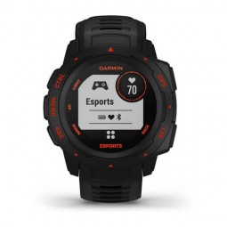 Garmin Instinct Esports Edition 45mm, Black Lava, Silicne, GPS išmanusis laikrodis išsimokėtinai