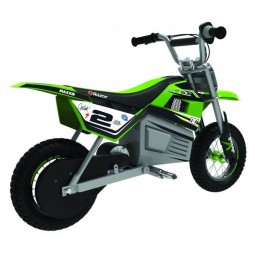 Razor Dirt Rocket SX350 McGrath Electric Motocross Bike, Green - elektrinis krosinis motociklas, žalias internetu