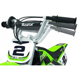 Razor Dirt Rocket SX350 McGrath Electric Motocross Bike, Green - elektrinis krosinis motociklas, žalias pigiai