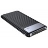 Baseus Thin Digital 10000mAh, QC 3.0, MicroUSB + Type-C - greito įkrovimo išorinė baterija, juoda