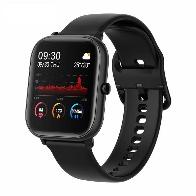 Colmi P8 SE 43mm Smart Watch, Black - išmanusis laikrodis, juodas kaina Colmi P8 SE 43mm Smart Watch, Black - išmanusis laikrodis, juodas kaina