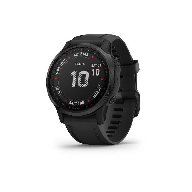 Garmin fenix 6S Pro 42mm, Black / Black, Wi-Fi, GPS - išmanusis laikrodis