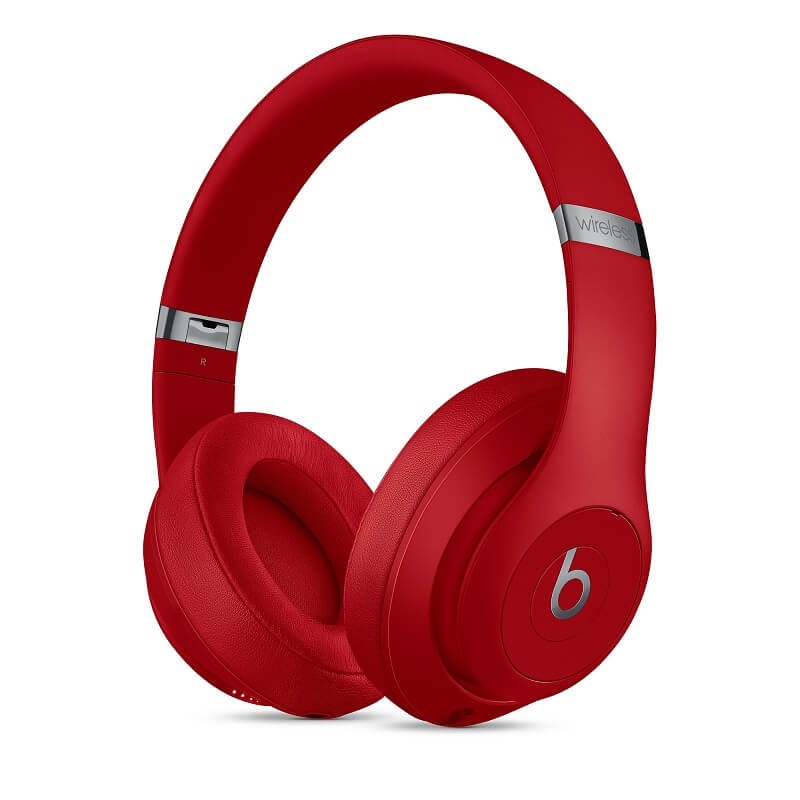 Beats by Dr. Dre Studio 3 Wireless Over Ear Headphones, Red - belaidės ausinės kaina Beats by Dr. Dre Studio 3 Wireless Over Ear Headphones, Red - belaidės ausinės kaina