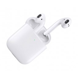 Apple AirPods 2nd Gen White MRXJ2ZM/A - belaidės ausinės su belaidžio įkrovimo dėklu pigiau