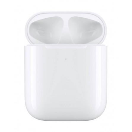 Apple AirPods belaidžio įkrovimo dėklas 1th ir 2nd Gen ausinėms (Baltas) kaina