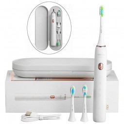 Xiaomi Soocas X3U Sonic Electric Toothbrush With Case, White - elektrinis dantų šepetėlis su įdėklu kaune
